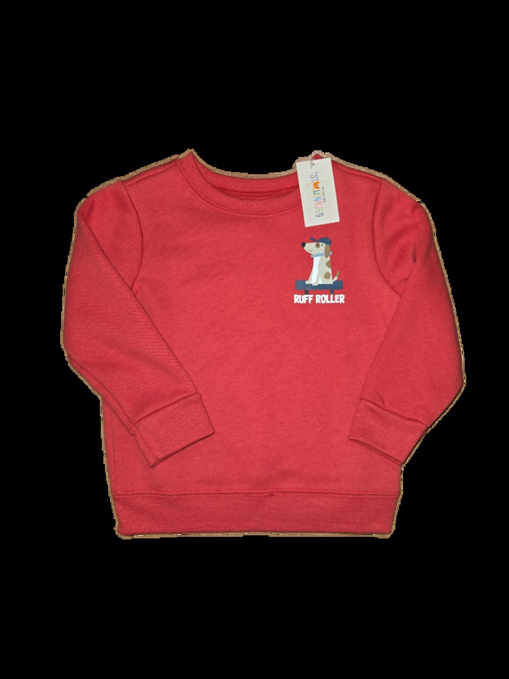 Red Graphic Fleece Top Size 18M